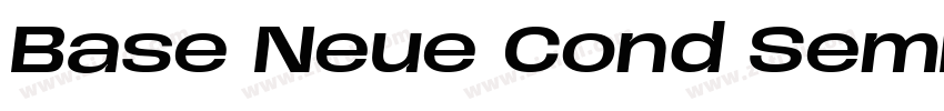 Base Neue Cond SemBd字体转换